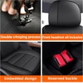 thumbnail image 5 of AOMSAZTO Car Seat Cover for Chevrolet Silverado 1500-2014 2015 2016 2017 2018 Full Set Custom Seat Covers Black, 5 of 5