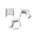 thumbnail image 3 of 3-Piece Invisible Flower Pot Feet, Durable Plastic Planter Risers with Drainage Support for Indoor Outdoor Pots, Patio Garden Balcony Floor and Deck Protection, 3 of 6