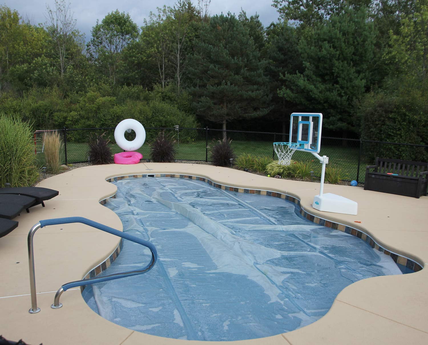 1200 Series Sun2Solar 12 x 20 Rectangle Blue Swimming Pool Solar Blanket Cover Pools & Spas Yard