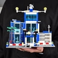 thumbnail image 3 of City SWAT Police Station Model Set, Prison Car Policeman Figures Building Blocks, DIY Toys, 3 of 5