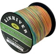 thumbnail image 2 of LinHiver Braided Fishing Line, Strong Power, Great Abrasion Resistance, Thin Diameter, No Stretch, Low Memory and High Sensitivity(164Yds, 4 strands, 30LB, Multi), 2 of 5