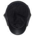 thumbnail image 5 of Clearance! Fdelink Beret Hat Winter Hats Women's Beret Leather Solid Color Versatile Painter Hat Spring Octagonal Hat Black, 5 of 8