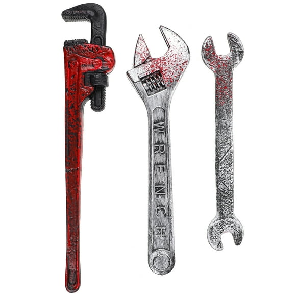 3 piezas de accesorios de llave de Halloween, herramienta de llave de plástico de simulación de Halloween, accesorio de foto de Halloween, suministro de Halloween