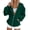 Brick Red, variant on Women's Cozy Velvet‑Trimmed Hooded Sweatshirt for Everyday Wear with Relaxed Fit Suitable Autumn Winter