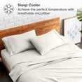 thumbnail image 3 of Juego de Fundas de Almohada Bare Home Colección Premium 1800 Ultra Suave Crema 2 Unidades, 3 of 7