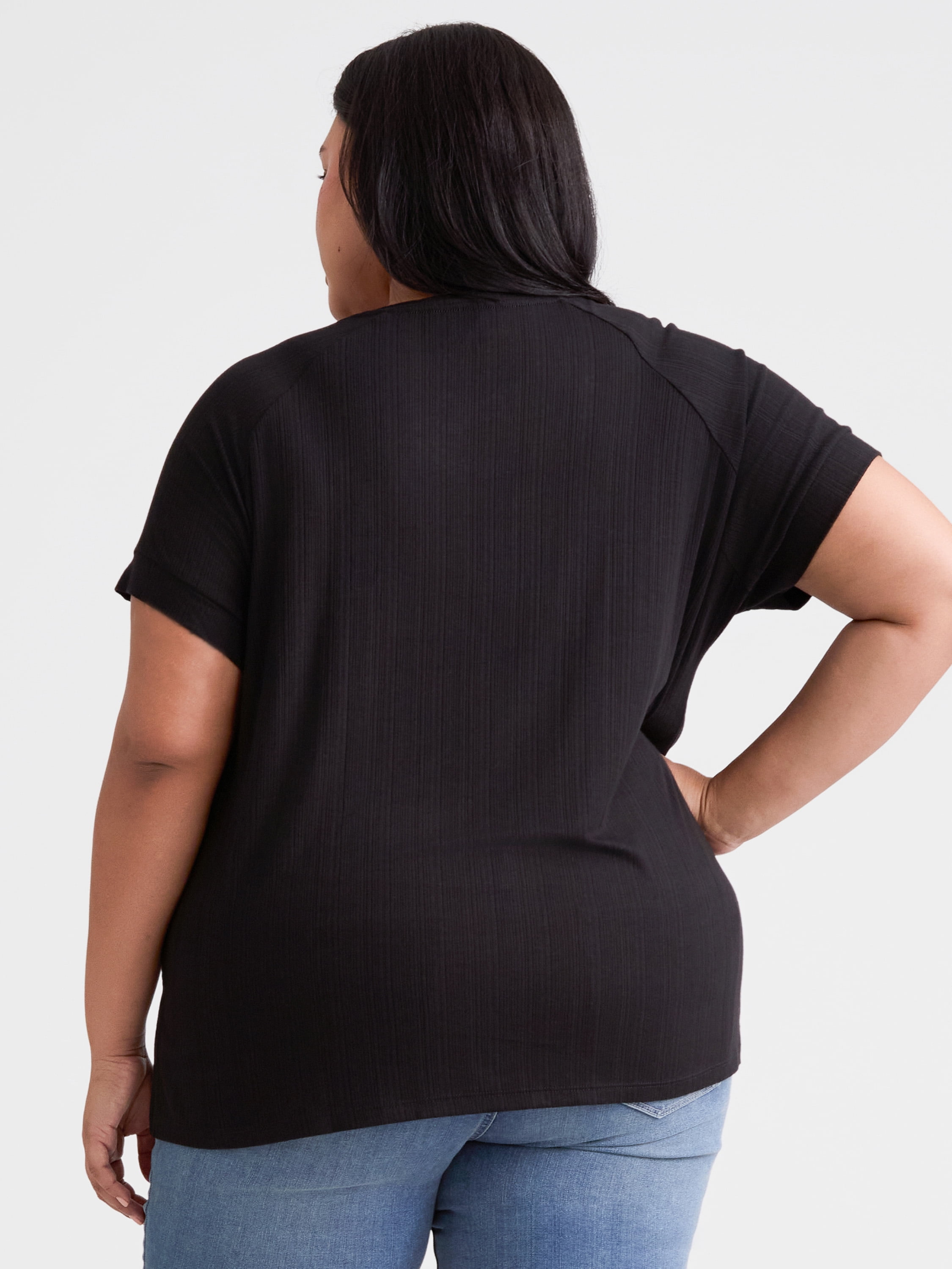 Terra & Sky Women's Plus Size Tunic Tee
