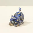 thumbnail image 6 of Natural Crystal Gravel Resin Cat Figurine - Handmade Luck Charm for Christmas Gifts, Home Office Desk Decor (Multicolor, 2.36in), 6 of 7