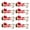 Red, variant on 4 Pack USA Utility 1" x 15' Ratchet Tie Down Strap w/S Hook for Boat Motorcycle Bike, Pink