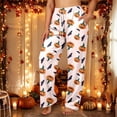 thumbnail image 2 of DHFJKG Womens Halloween Pajama Pants Ladies Pumpkin Ghost Pajamas Cute Soft Loungewear Pants, 2 of 5