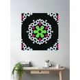 thumbnail image 2 of Geometric Garden. Poster Wall Art, Modern Wall Decor For Living Room Bedroom, 24x24 UNFRAMED, 2 of 3