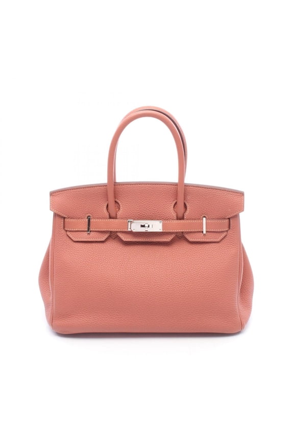 Pre-Owned Hermes Birkin 30 Rosie Handbag, Leather Togo, Women's, Pink