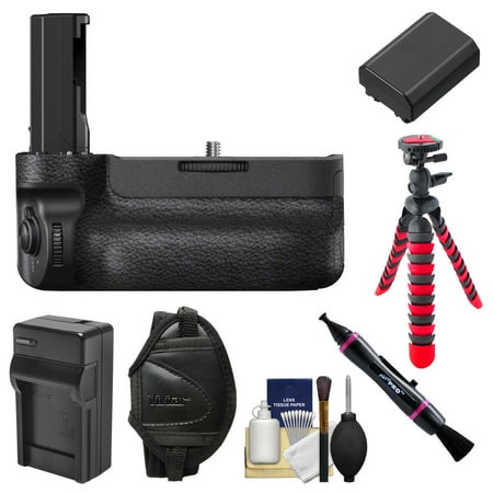 Sony Vertical Grip Sony VG-C3EM Vertical Battery Grip for Alpha A7 III, A7R III + A9 Camera with Battery + Charger + Tripod + Kit ()
