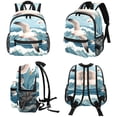 thumbnail image 4 of Seagull Adjustable Shoulder Strap Beach Backpack with Large Capacity, Printed Design, Lightweight, 4 of 6