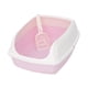 thumbnail image 3 of Abierto, Orinal para gatos, Contenedor de inodoro, Bacinilla, Inodoro profundo, Caja pequeña, Rosado, 3 of 8