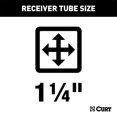 thumbnail image 2 of CURT 11001 Class 1 Trailer Hitch 1 1/4-Inch Receiver for Mercedes-Benz E350, 2 of 4