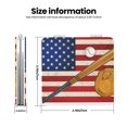 thumbnail image 3 of Kdxio American Flag And Baseball Pocket Mirror, 1X/2X Travel Makeup Mirror 2-Sided Folding Small Mirror Portable Double-Sided Magnifying Cosmetic Mirror for Gift-Square, 3 of 9