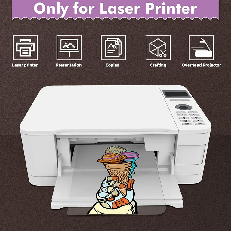 C-line® Laser Printer Transparency Film, 8 1/2 X 11, Box Of 50