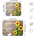 thumbnail image 2 of Sunflower Large Dish Drying Mat with Words for Kitchen Counter Microfiber Dishes Drainer Protector Pad with Hanging Loop Sinks Refrigerator 18 x 24 Inch, 2 of 6