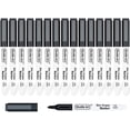 thumbnail image 3 of (3 pack) Dry Erase Markers, Shuttle Art 15 Pack Black Magnetic Whiteboard Markers with Erase,Fine Point Dry Erase Markers Perfect For Writing on Whiteboards, Dry-Erase Boards,Mirrors for Office, 3 of 9