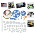 thumbnail image 5 of Juego de Engranajes de Plástico, Accesorios de Juguete Modelo de Instalación Conveniente Profesional Plástico para la Escuela, 5 of 5