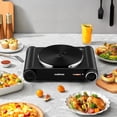 thumbnail image 2 of Cusimax Hot Plate,1500W Hot Plate Electric with 7.4&Prime;Cast Iron Countertop Single Burner,Electric Stove Top Burner for Cooking,Temperature Contro, 2 of 6
