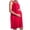 Red, variant on Womens Summer Maternity Nursing Dress Crew Neck Sleeveless Dress Nightgown Breastfeeding Pregnancy Clothes