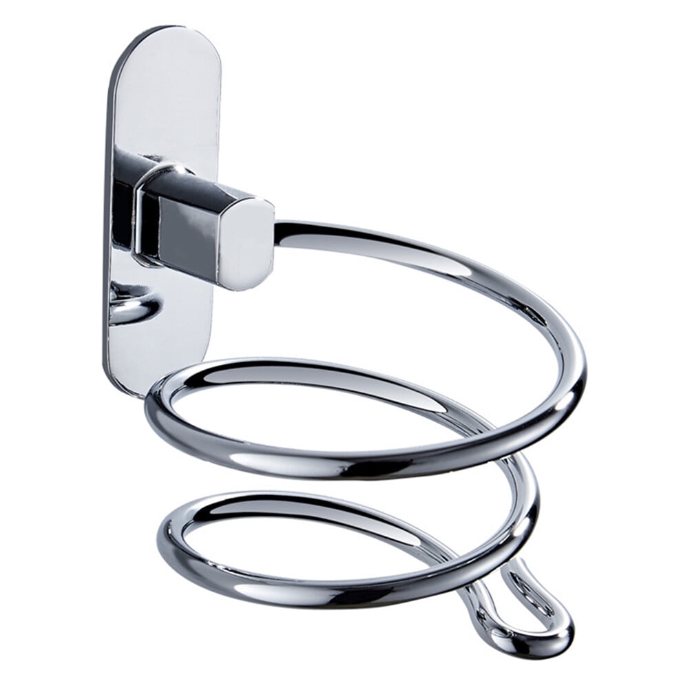 Hair Dryer Holder Wall Organizer Bathroom Blow Mount Shelf Tool
