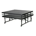 thumbnail image 2 of National Public Seating NPS Transfix 48" x 48" Adjustable Height Portable Stage, Hardboard 16" - 24" Height Adjustable, Hardboard, 2 of 3