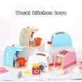 thumbnail image 2 of Children‘s Simulation Kitchen Appliances Kitchen Toys Sets Coffee Bread Machine Educational Toys Wooden Kitchen Toys For Girls, 2 of 7