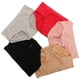 thumbnail image 4 of 5pcs 3D Calzoncillos suaves sin costuras para mujer Diseño de panal Bragas de cintura media Ropa interior de lencería de abdomen inferior cálido (gris, negro, color de piel, malva pálido, rojo), 4 of 5