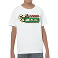 thumbnail image 2 of 67% Awesome Retro Star Design Youth's T-shirt, 2 of 3