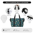 thumbnail image 3 of Travel Duffle Bag Frog and Mushrooms A Travel Tote Bags Carry on Luggage Waterproof Weekender Bags with Top Handle Adjustable Shoulde Strap for Travel Gym, 3 of 5