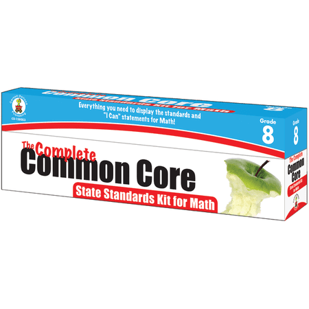 Carson-Dellosa Classroom Support Materials: The Complete Common Core State Standards Kit Math Grade 8