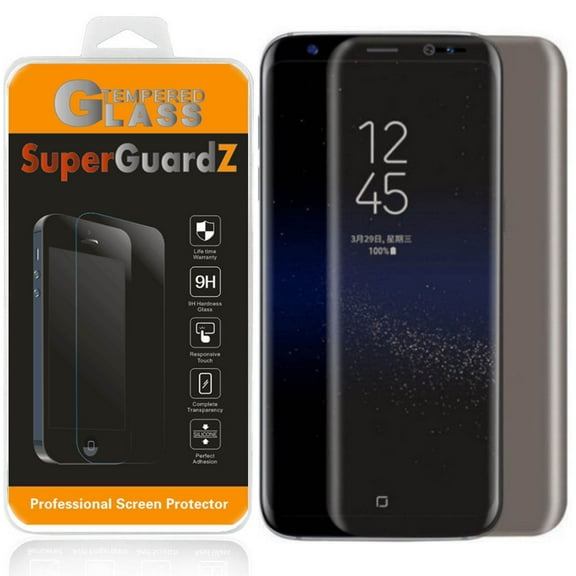 For Samsung Galaxy S7 Edge - SuperGuardZ 3D Curved [Full Cover] Privacy Anti-Spy Tempered Glass Screen Protector, 9H, Anti-Scratch, Anti-Bubble, Anti-Fingerprint