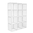 thumbnail image 5 of Topcobe Cube Storage Organizer, Book Shelf 12 Cube Storage Unit for Clothes, Plastic Cube Storage Shelves for Bedroom Living Room Office, White, 5 of 7
