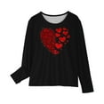thumbnail image 5 of Jinhomg Summer Lightweight Tshirt for Toddler Cute Heart Printed Tops Comfy Long Sleeve Round Neck Tshirts Winter Saving Multicolor 9 Years, 5 of 6