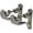 Antique Bronze, variant on Double Curtain Rod Bracket Wall Mounted Rod Holder with Screw