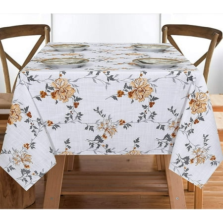Table Cloth 60x144 10 12 Seats Wrinkle Free 100 Cotton Rectangle Tablecloth Washable Reusable White Fall Color Cloths Cover For Thanks Giving Dinners Canada Table Cloth 60x144 10 12 Seats, What Size Tablecloth For Table That Seats 12