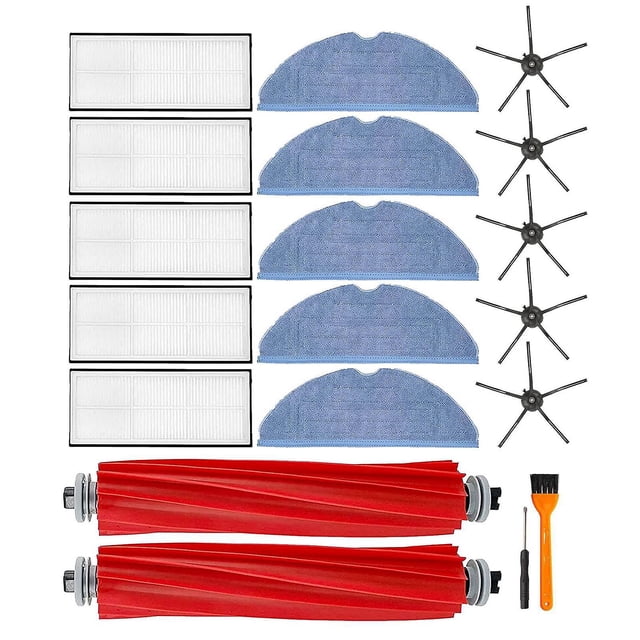 Reemplazo de robots de barrido Cepillo principal cepillo lateral de filtro Hepa para Xiaomi Roborock S7 T7s T7s Plus