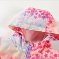 thumbnail image 4 of LOVZFMLL Vestes pour Filles Mode Manteau Décontracté pour Enfants Imperméable Imprimé à Capuche Veste Rigide 2-3 Ans, 4 of 8