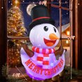 thumbnail image 5 of TCFUNDY Christmas Inflatable Snowman Outdoor Decorations with Bright LED Lights, Large Blow Up Yard Inflatables Holiday Party Inflatables for Outdoor Yard Garden Lawn Decor, 5 of 7