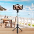 thumbnail image 2 of onn. Extendable Black Selfie Stick Tripod, 2 of 8
