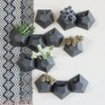 thumbnail image 3 of homeroots Décoration Intérieure 388882 Vase Mural en Fer Double Pentagonal, 3 of 3