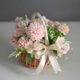 thumbnail image 2 of Grandest Birch 2PCS Flower Basket Woven Hand-Held Wicker Decorative Picnic Storage Basket for Home, 2 of 9