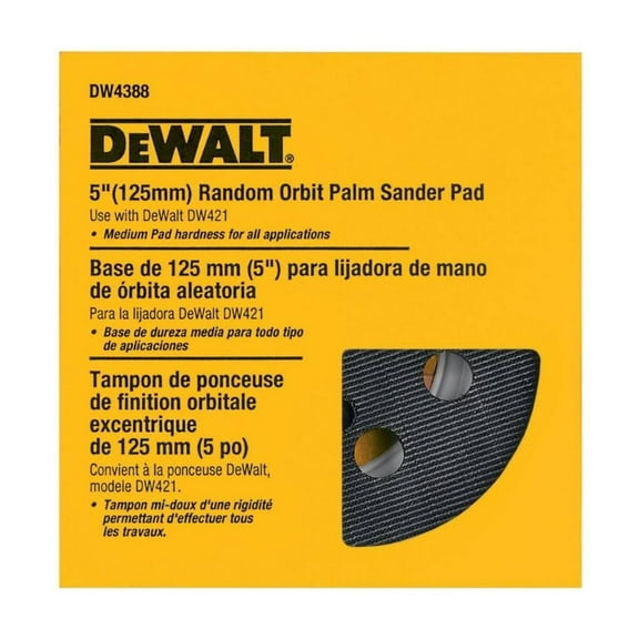 DEWALT 5-in 8-Hole Hook and Loop Pad