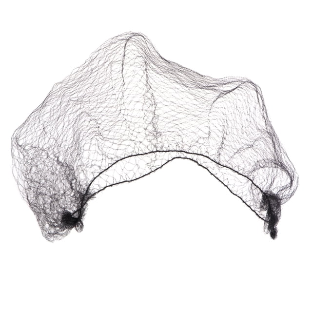100pcs Invisible Hair Net Elastic Simple Black Mesh Hairnet Hair Net for Women