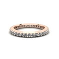thumbnail image 2 of Natural .70Ct Round Cut Diamond Stackable Women's Anniversary Wedding Eternity Band Ring Solid 14k Rose Gold G SI1, 2 of 3