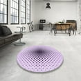 thumbnail image 4 of Ahgly Company Machine Washable Indoor Rectangle Transitional Rich Lilac Purple Area Rugs, 8' x 10', 4 of 7