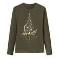 thumbnail image 4 of TopLLC Chandails en Molleton de Noël Moches Mode Décontractée Imprimé de Noël Col Rond Manches Longues en Solde, 4 of 7