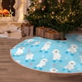 thumbnail image 5 of Fotbe Skating Poodle Fun Pattern Christmas Tree Skirt, Tree Skirts Plush Christmas Decorations, Christmas Tree Skirts Xmas Decorations Holiday Party Decor-48", 5 of 6